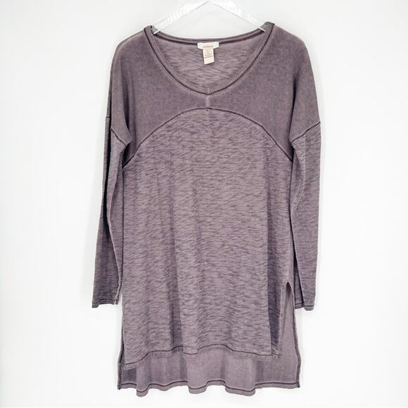 Sundance Thermal Tunic Top S Grey - Picture 1 of 4